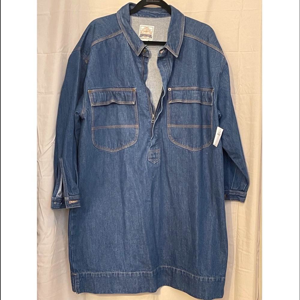 NEW GAP  Workforce Denim Dress |Size L